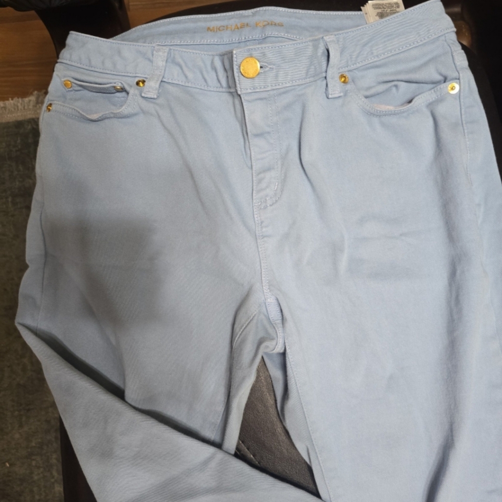 Michael Kors Womens Izzy Cropped Skinny Jeans size 10 - Picture 5 of 8